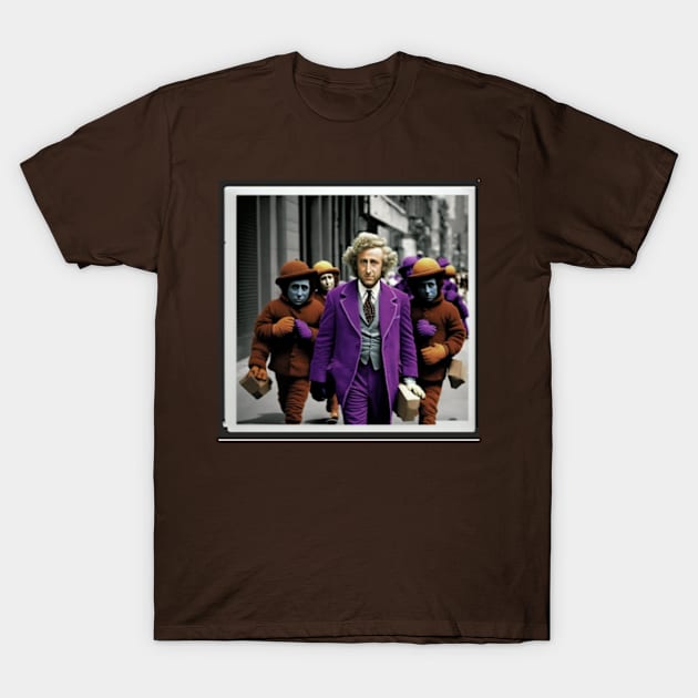 Willy Wonka Walking among us T-Shirt by Genetic Punk